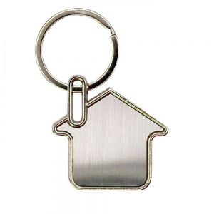 LLAVERO CASA-PLATA personalizada